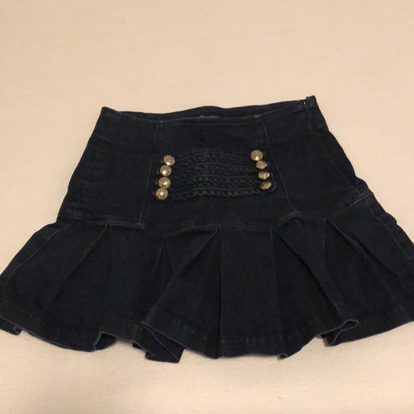Jeans skirt with golden buttons size 160 - Picture 1 of 1